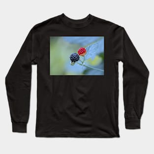 Wild Blackberries ~ ripened and ripening... Long Sleeve T-Shirt